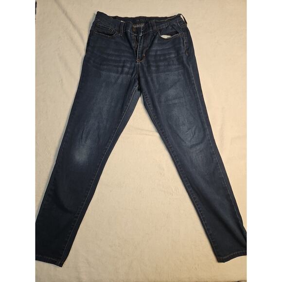 Aeropostale Denim - Aeropostale High Waisted Jegging Jeans Women's 8 Reg/Dark Blue Cotton Blend